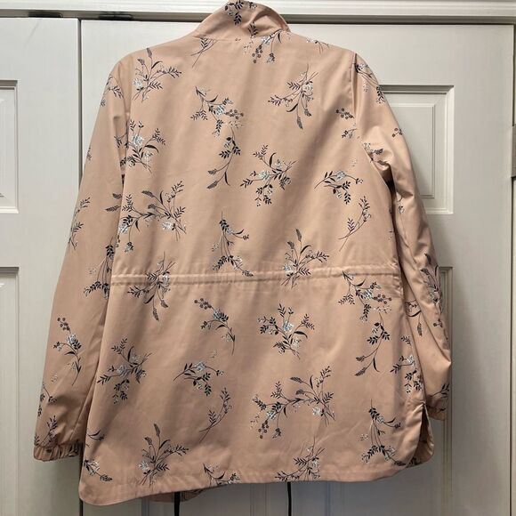 EUC Stitch Fix Skies Are Blue Pink Floral Jacket Coat sz Lg - Picture 2 of 5